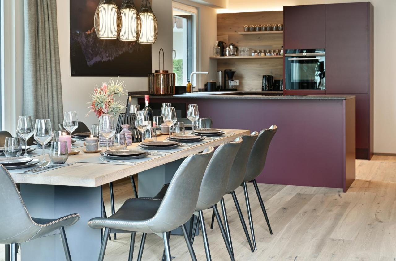 Boutique Chalets Alpi - Private Sauna & Cinema 加爾米施-帕滕基興 外观 照片