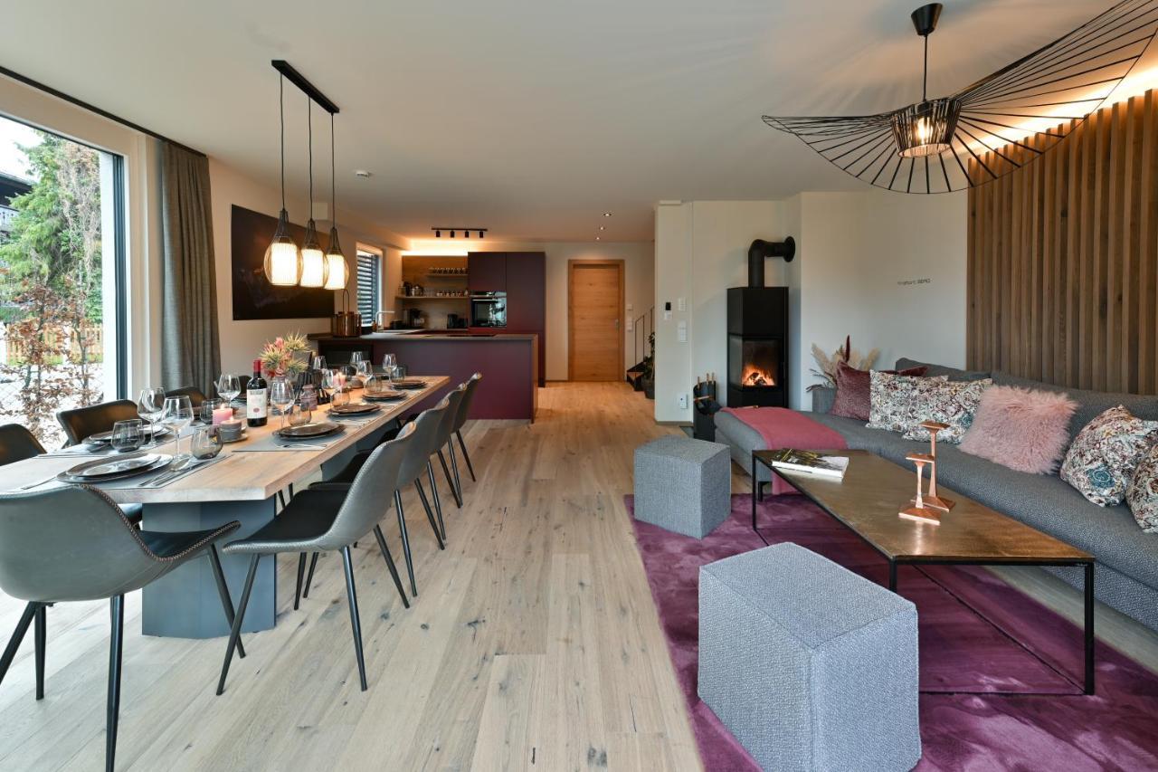Boutique Chalets Alpi - Private Sauna & Cinema 加爾米施-帕滕基興 外观 照片